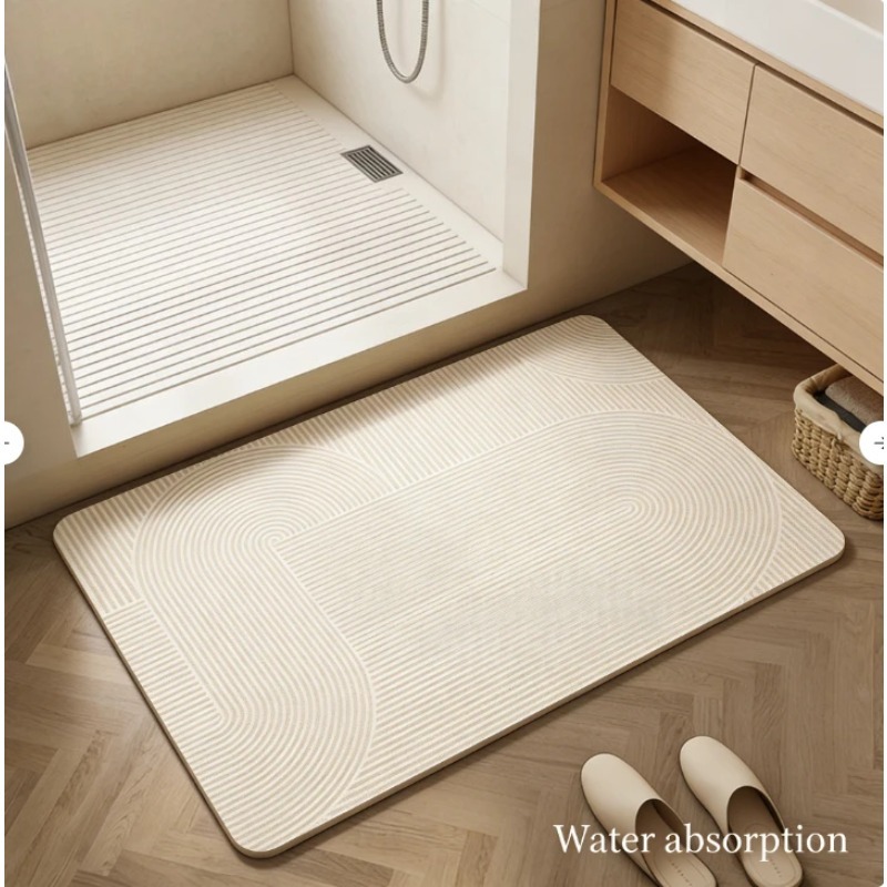 Bamboo Bath Mat - Коврик для ванной из диатомита: супервпитывающий,