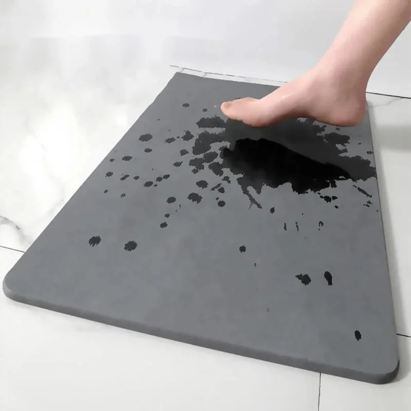 Bamboo Bath Mat - Коврик из диатомита, каменный коврик для