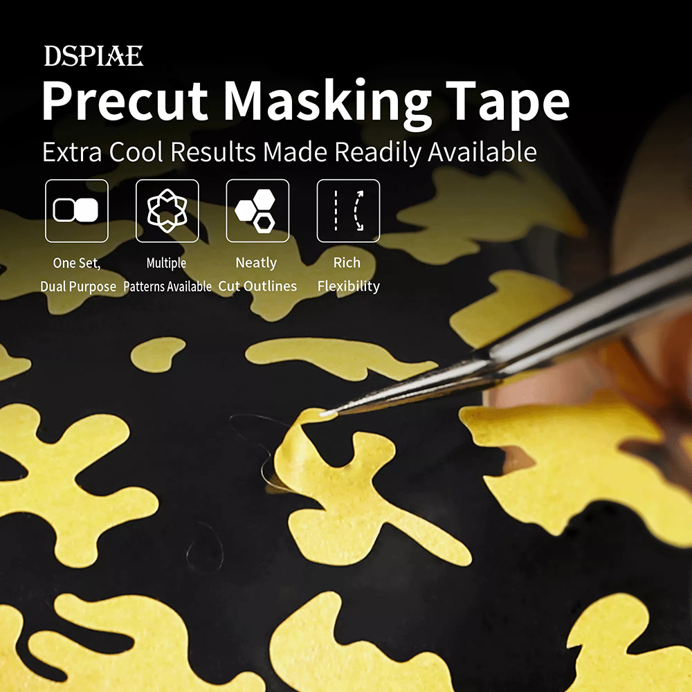 Sports Taping Precut - DSPIAE цифровой камуфляж Bug камуфляж шестиугольная