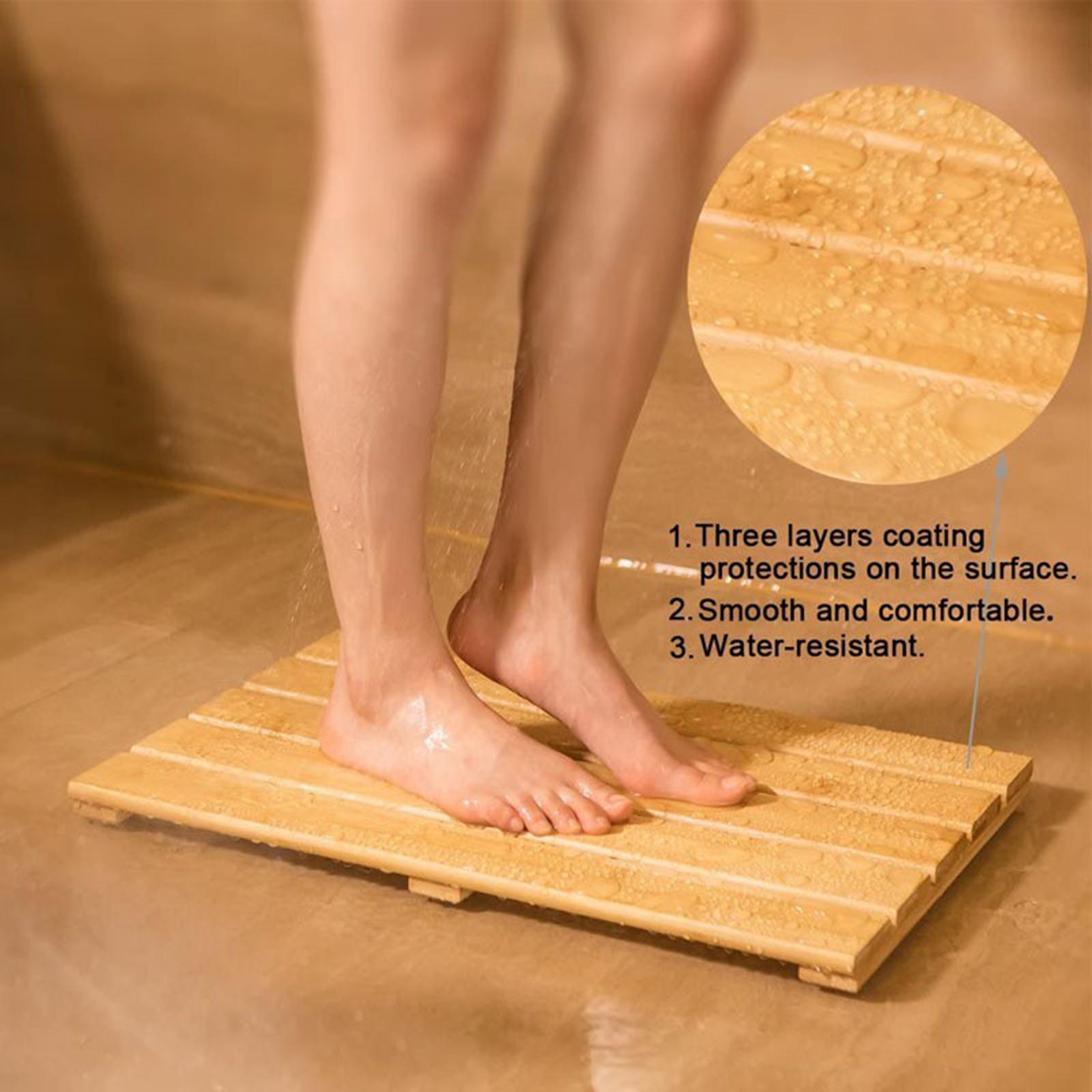 Бамбуковый коврик для ванной,  – обзор и цена Bamboo Bath Mat